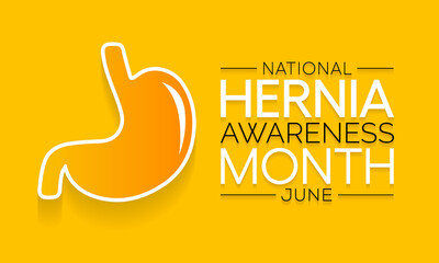 National Hernia awareness month (CDH) is observed every year in June. it occurs when an organ or fatty tissue squeezes through a weak spot in a surrounding muscle or connective tissue called fascia.