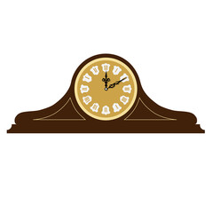 Wall Mural - Old clock vector