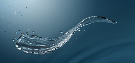 Wall Mural - water splash design background
