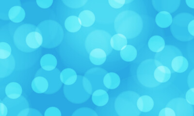 Wall Mural - Abstract blue light blur bokeh background vector illustration.