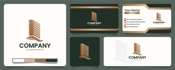 Canvas Print - modern real estate logo design