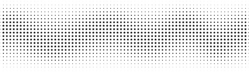 Poster - Halftone in abstract style. Geometric retro banner vector texture. Modern print. White and black background. Light effect.