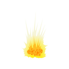 Sticker - Flame Explosion Bomb Composition