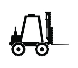 Poster - Forklift icon