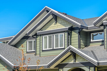 Fragment of a nice house in Vancouver, Canada.