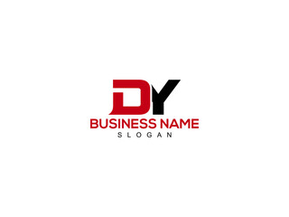 DY Letter Logo, dy logo icon vector for business