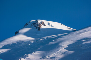 Wall Mural - Mount Elbrus in summer. Russia, Kabardino-Balkaria