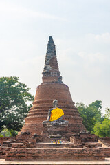 Temple of the Buddha in Ayutthaya, Thaialnd