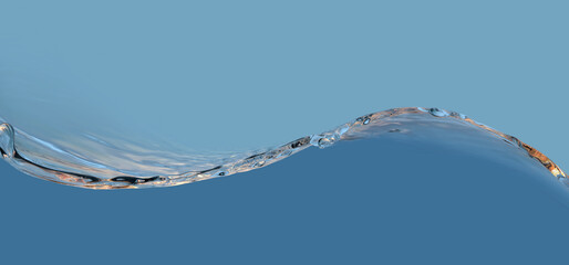 Wall Mural - water line split sky and underwater template