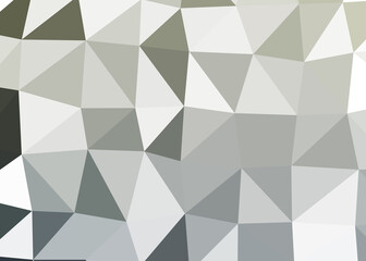 Abstract color Low-Polygones Generative Art background illustration