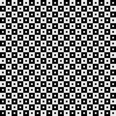 Aufkleber - checkered squares ornament. small square inside opposite color.