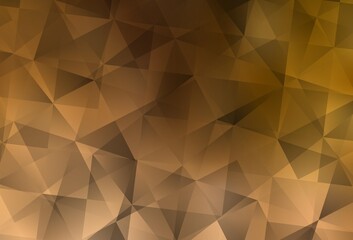  Light Orange vector low poly layout.