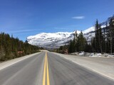 Fototapeta Góry - Spectacular view of the Icefield Parkway 