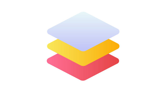 layer design arrange single isolated icon with smooth style