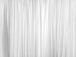 Soft white curtains are simple yet elegant for graphic design or wallpaper