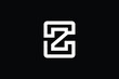 Creative Innovative Initial CZ logo and ZC logo. CZ Letter Minimal luxury Monogram. ZC Professional initial design. Premium Business typeface. Alphabet symbol and sign.	