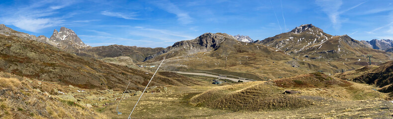 Wall Mural - views of mountains and lakes in Anayet, in the Portalet area, in the Aragonese Pyrenees near the French border. Huesca, Spain