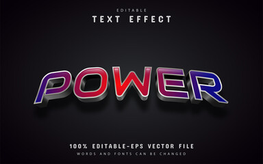 Power text effect editable