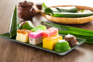 Malaysia popular assorted sweet dessert or simply known as kueh or kuih