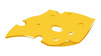 Wall Mural - Burger cheese icon animation