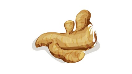 Wall Mural - Natural ginger icon animation