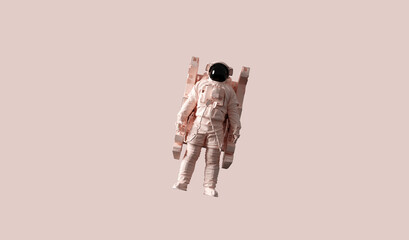 Poster - astronaut pop art poster background.