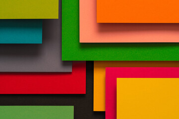 Wall Mural - Multicolored abstract paper background.Modern design template for brochures, flyers, magazine, business card, banners, headers, book covers, notebooks background.