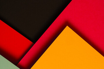 multicolored set of paper. abstract geometry composition background..