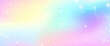 Unicorn colorful background, rainbow pattern, glitter vector texture, pastel fantase design, universe holographic style.