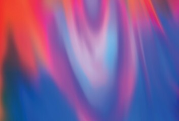 Poster - Light Blue, Red vector blurred shine abstract template.