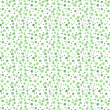 Watercolor Seamless Pattern Green Dots. Textile Pattern. Abstract Background.