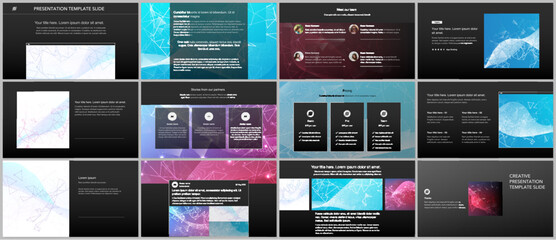 vector templates for website design, presentations, portfolio. templates for presentation slides, fl