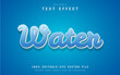© Aglonemadesign - Water text effect editable
