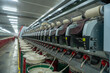 Thread manufacturing unit making thread from raw cotton going under process