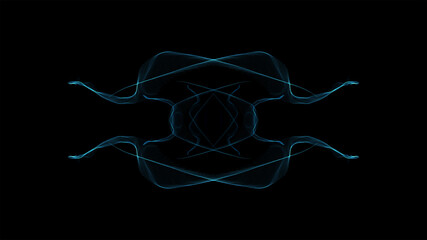 Wall Mural - Cool science fiction abstract line background pattern