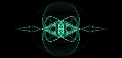 Wall Mural - Cool science fiction abstract line background pattern