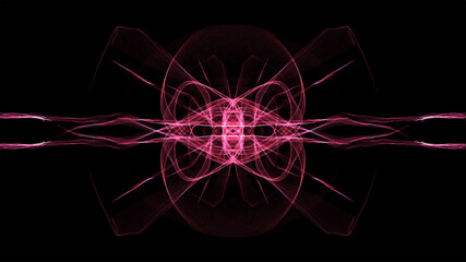 Wall Mural - Cool science fiction abstract line background pattern