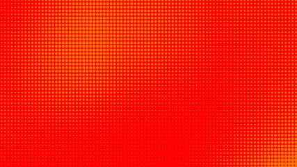 Dots halftone orange color pattern gradient texture with technology digital background. Dots pop art comics with summer background.