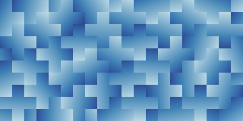 Poster - Abstract Blue background with crosses and gradients.
