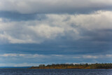 Fototapeta Morze - Autumn landscape in Muonio, Lapland, Northern Finland