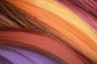 © New Africa - Strands of different color hair as background, closeup