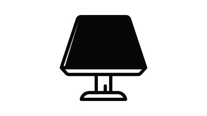 Poster - Solar panel icon animation outline best object on white background