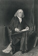 Benjamin Franklin. 6th President of Pennsylvania. Steel Engraving 1861.	