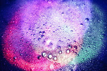 Aufkleber - Beautiful abstract surreal drops light pastel dark magic drop. Background pattern for design. Macro photography view.