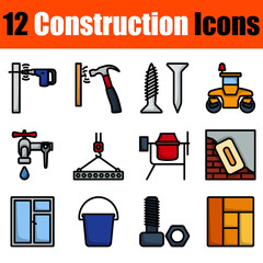 Sticker - Construction Icon Set