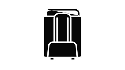 Poster - Home boiler icon animation outline best object on white background
