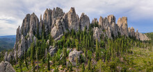 Cathedral Spires In The Black Hills Of Custer State Park South Dakota - Hike From The Needles Scenic Highway