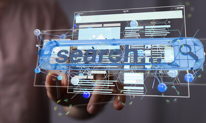 develop interface web application in hand
