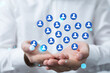 © vegefox.com - internet net and data digital concept teamwork.