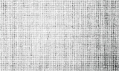 Vector halftone textile texture. Canvas background created by dots.